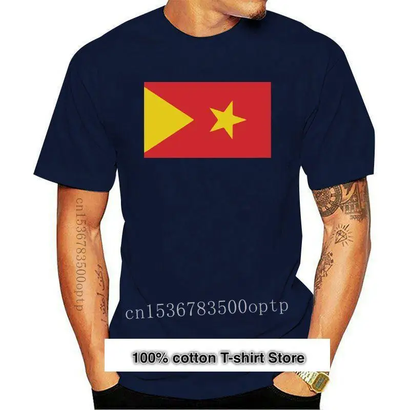 Camiseta de manga corta para hombre, camisa clásica con cuello redondo para mujer, bandera de la región de Tigray, Etiopia