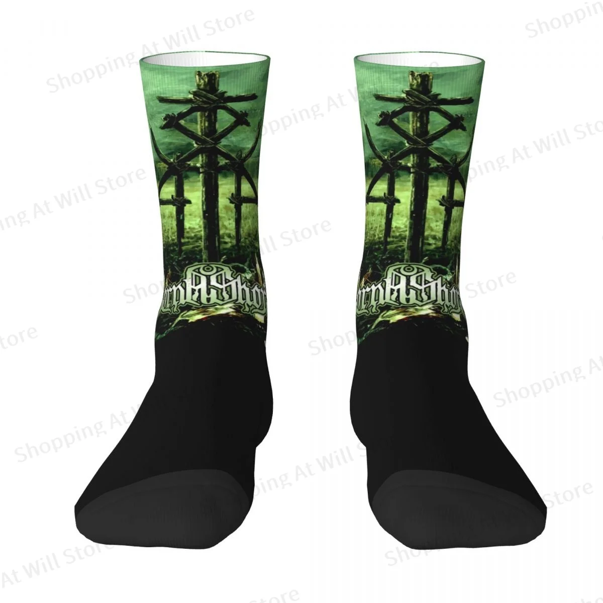 Lorna Shore Album Cover Logo Men Women Happy Socks Windproof Novelty Spring Summer Autumn Winter Stockings Gift