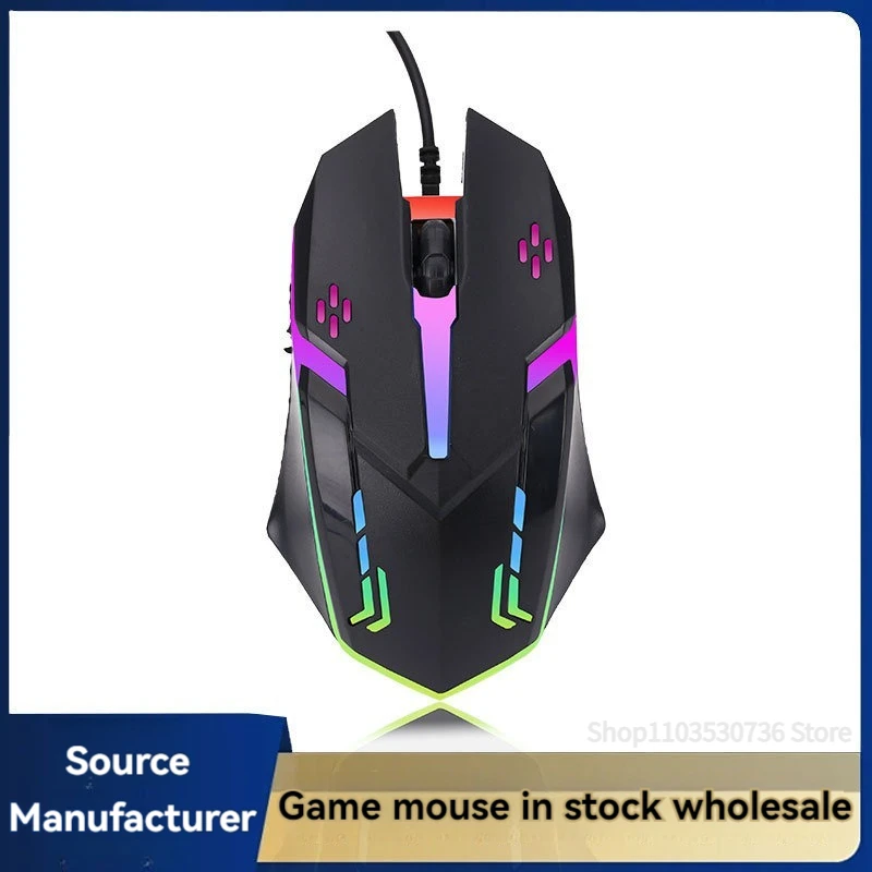 

1600DPI Ergonomic Wired Gaming Mouse USB Mouse Gaming RGB Mause Gamer Mouse 6 Button LED Silent Mice for PC Laptop Computer