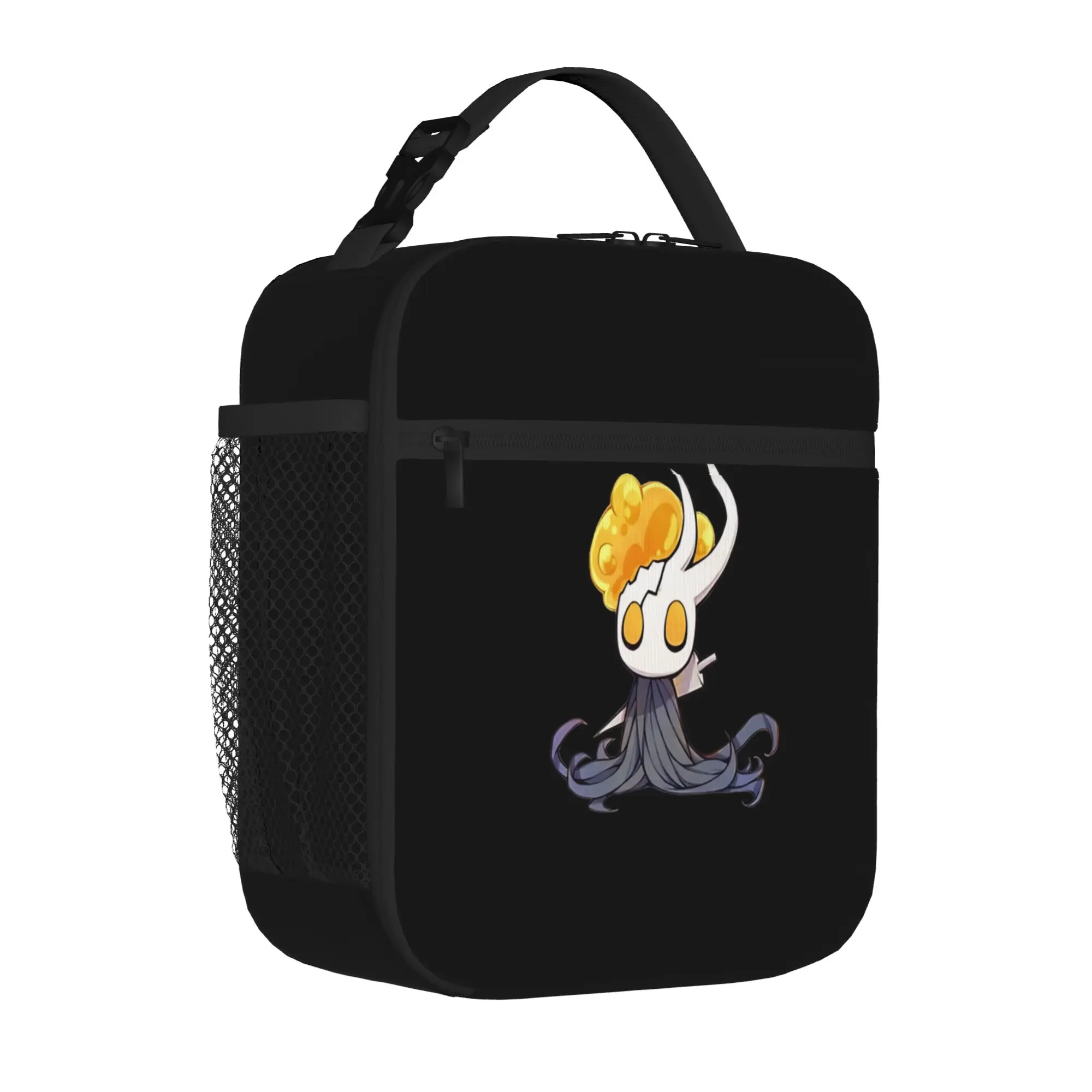 1 Piece For Students Food Container Gothic Portable Pocket Hollow Knight Zipper Closure Aluminum Foil Food Pouch For Travel