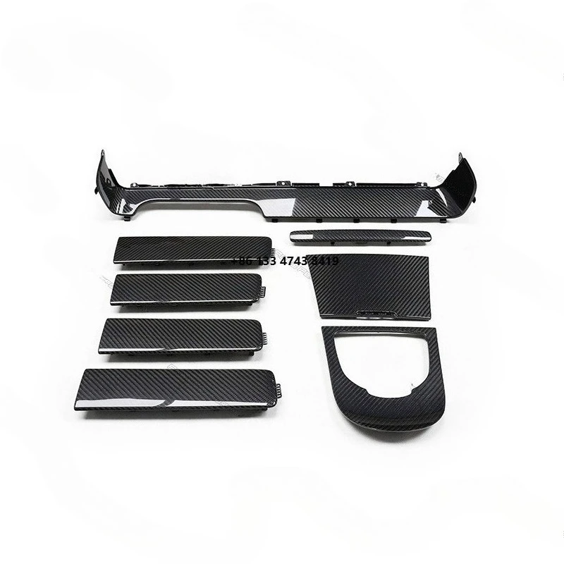 

G-Class W464 G63 G500 G550 Storage Box Decorative Door Panel Dry Carbon Fiber Interior Replacement Interior Kit