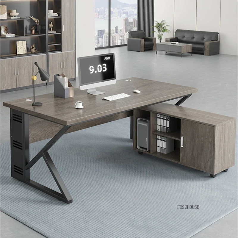 Modern Desktop Computer Desks Office Furniture Home Bedroom Student Study Table Office Boss Desk Luxury E-sports Gaming Table D