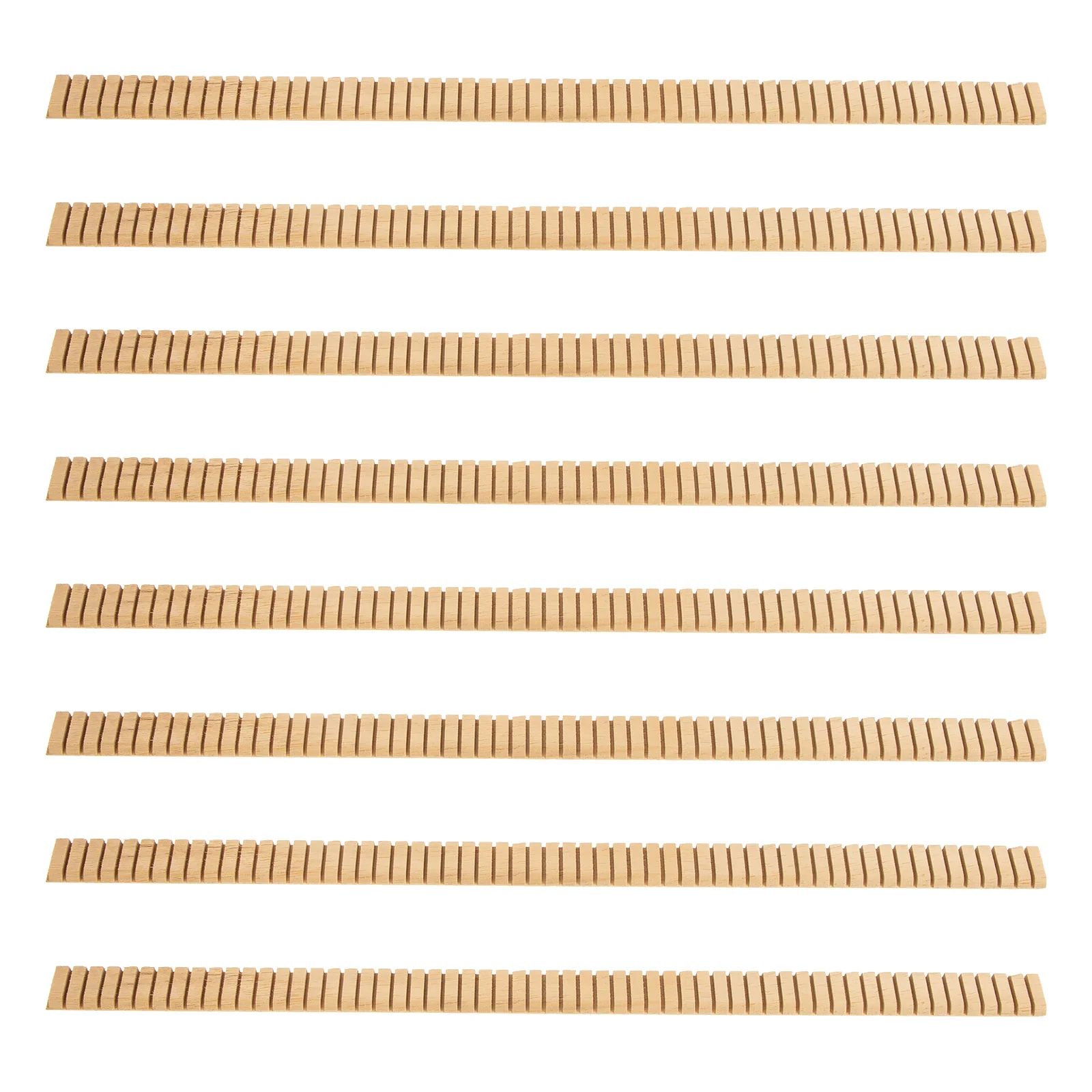 8 Pcs Fashion Wooden Guitar Decorative Strip Strips Binding Waterproof Purfling