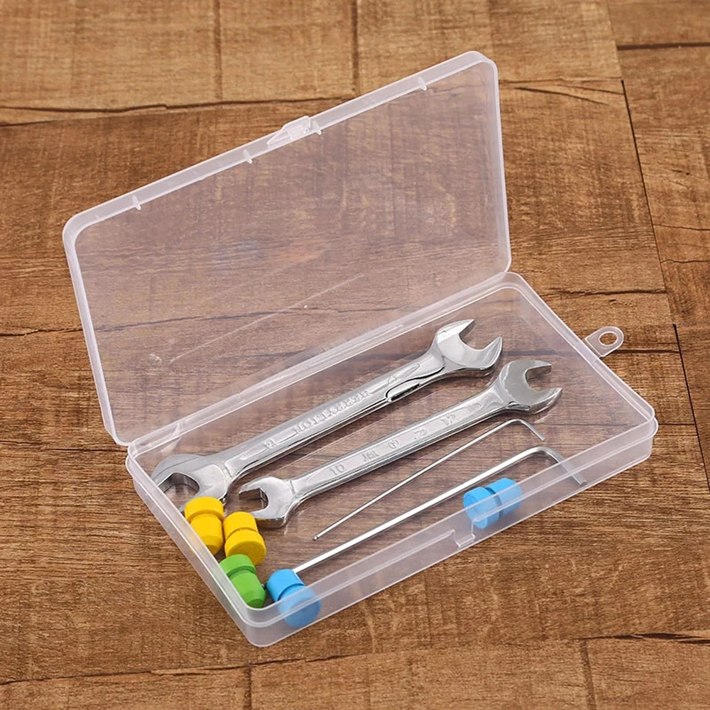 

Electronic Component Sample Box Tools Case Plastic Case Transparent Card Storage Box Mask Holder Packaging Case Mask Box