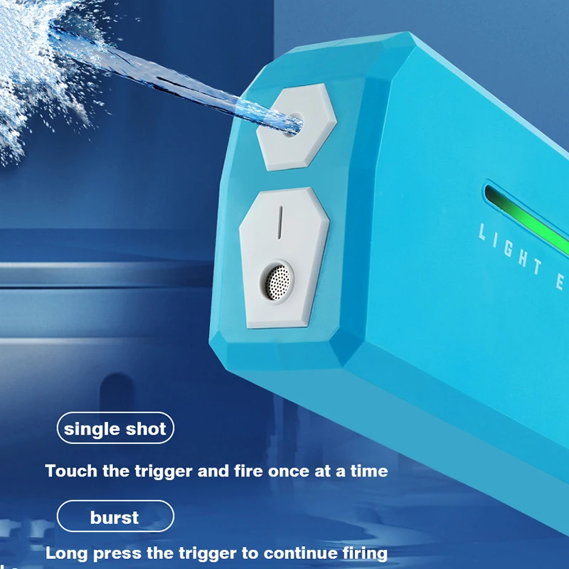 Pistola ad acqua elettrica a fuoco continuo a impulsi Pistola ad acqua automatica che assorbe l'acqua Pistola ad acqua a lungo raggio Summer Beach Giocattoli da combattimento all'aperto