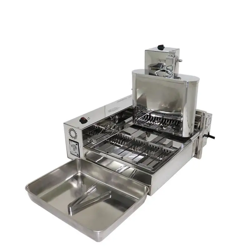 Four rows of automatic donut machine Fried snack production line DONAZ commercial equipment