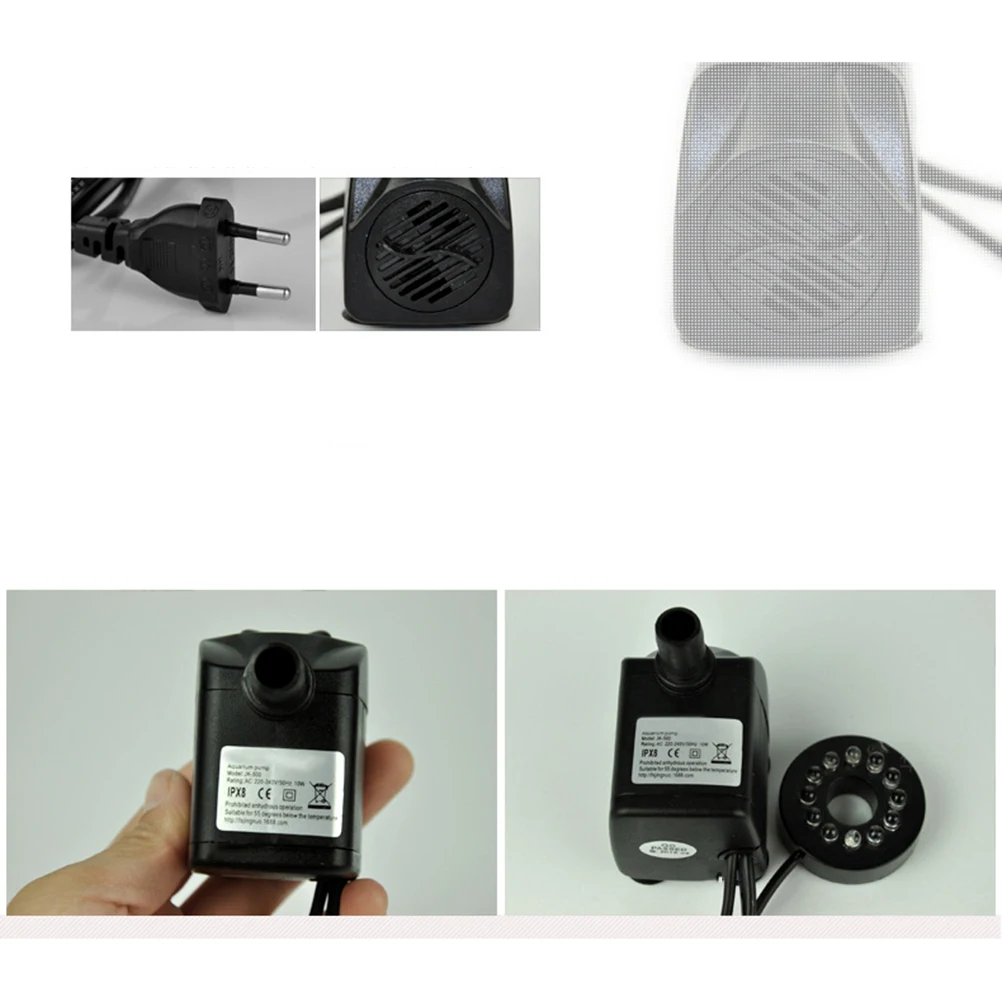 

25 W Circulating Pump Water Fountain Submersible Pond Pumps for Aquarium Fountains Fish Tank Hydroponic Systems Adjustable Flow