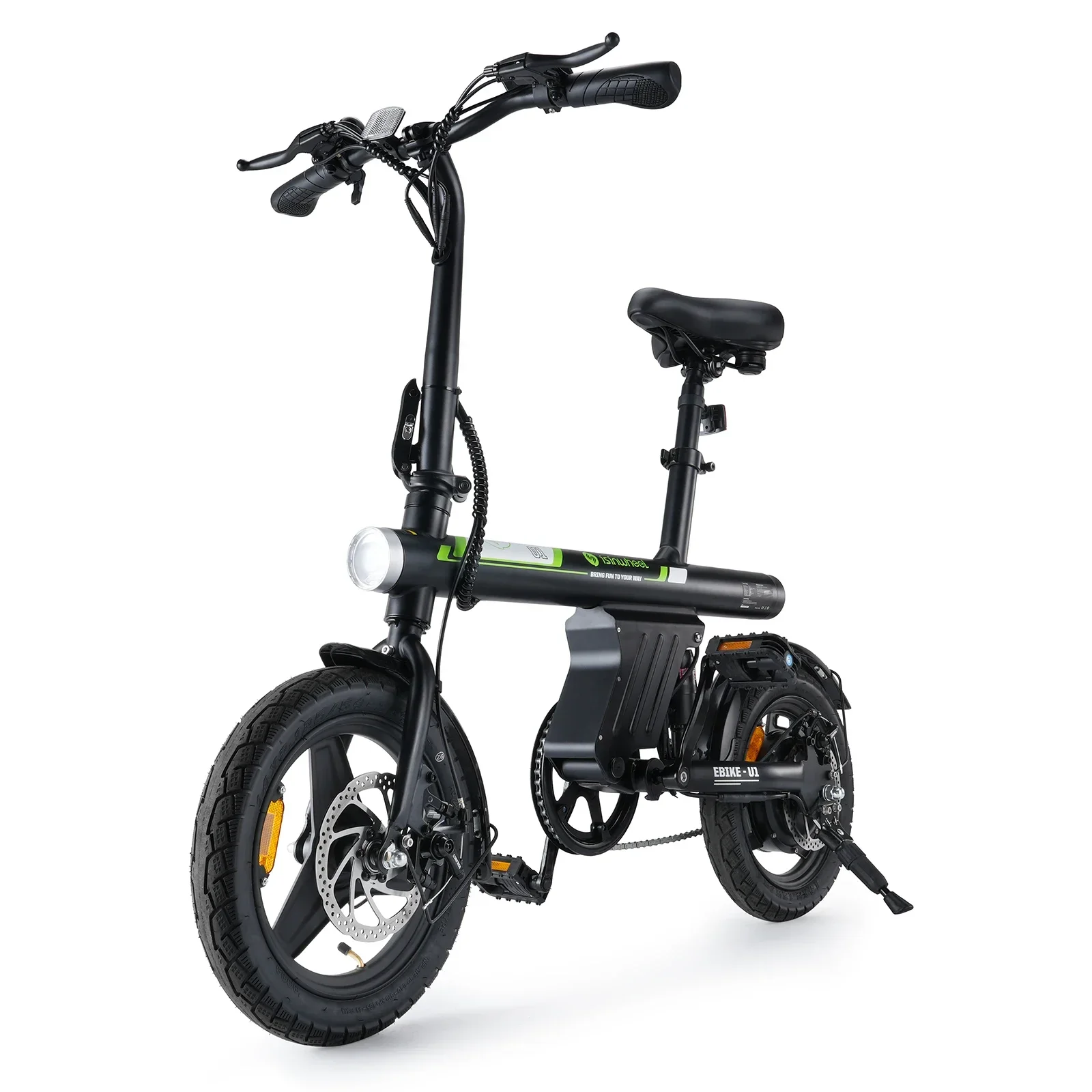Isinwheel U1 vélo électrique adulte 36V 7.8 Ah batterie ville banlieue e-bike 14 pouces pneus ville vélo électrique