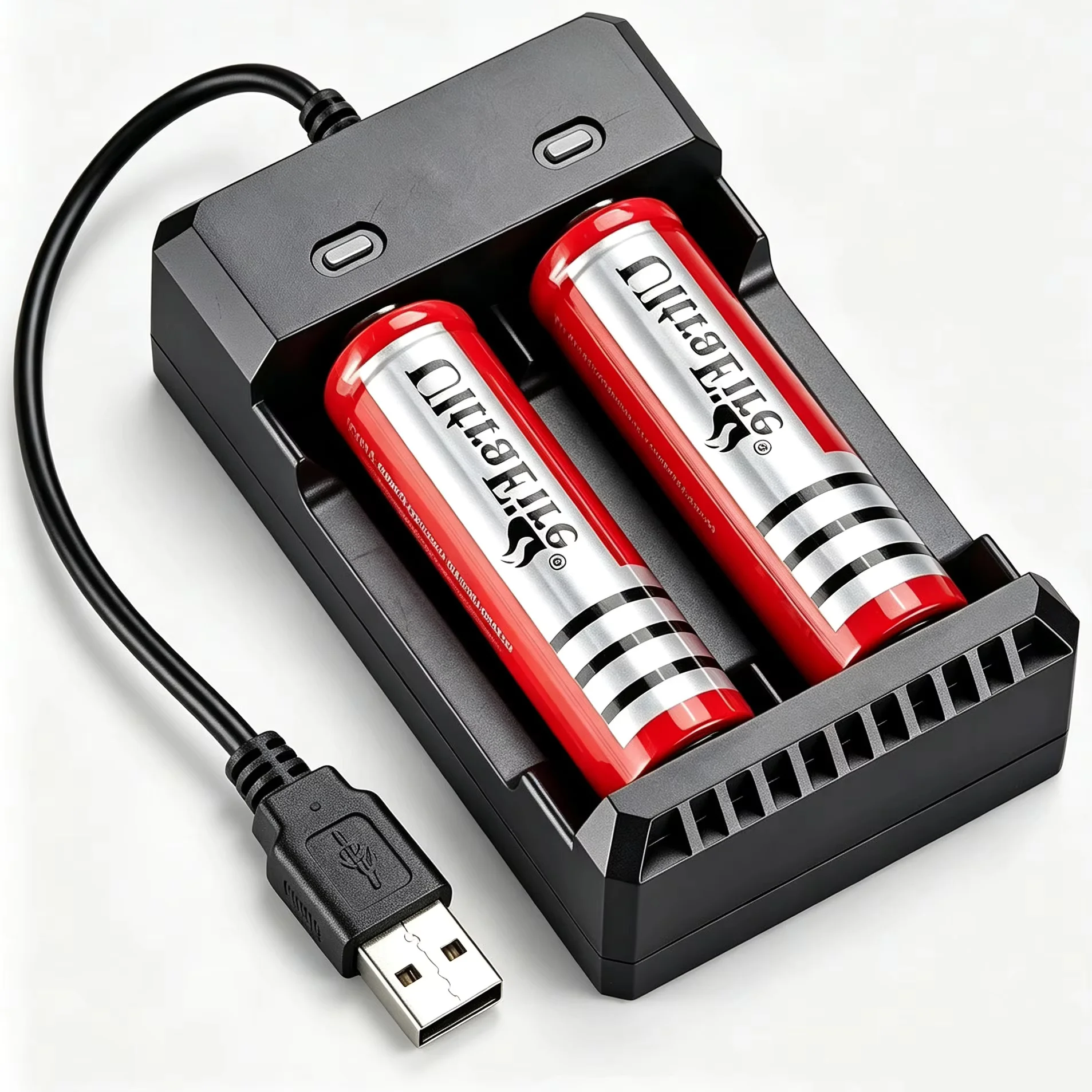 3.7 V 6800mAh 100% New 18650Rechargable Li-ion Battery for LED Lantern torch+USB Charger ✈️✈️✈️