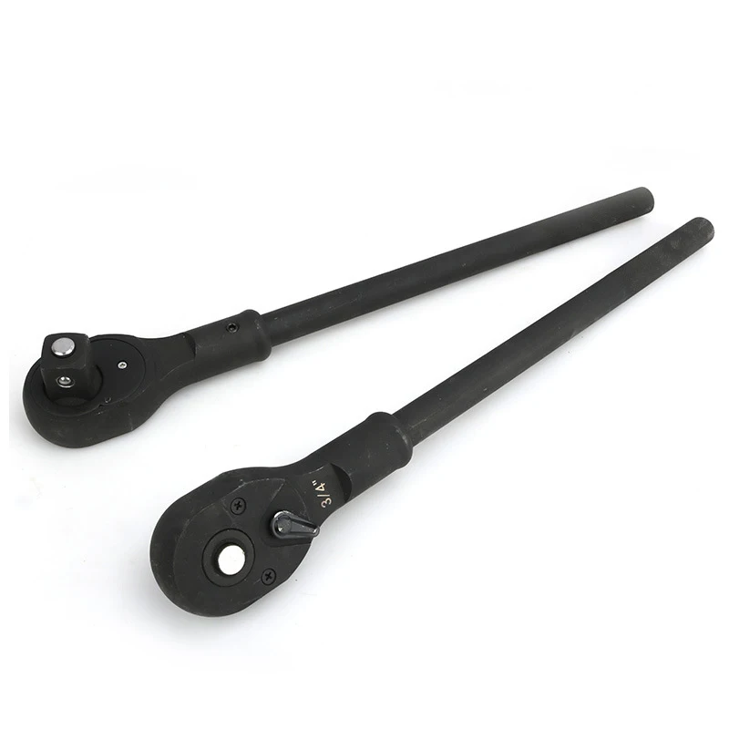 1PC Large Ratchet Wrench 1 inch 3/4 Drive Heavy Duty  Fast Sockets Wrench Head Square Hole 19mm 25mm Repair Hand Tools