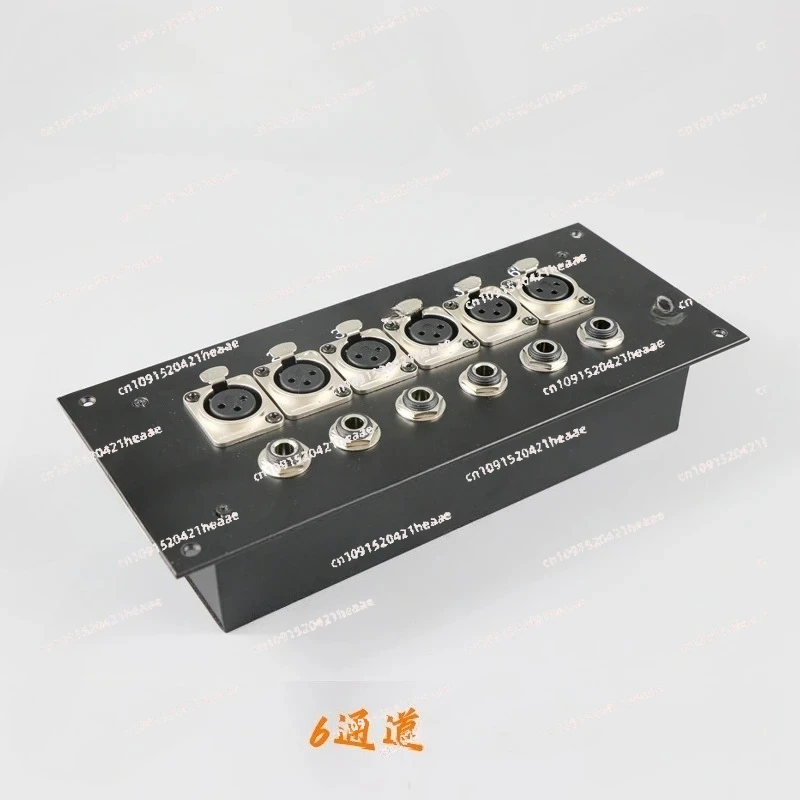 Suitable for   junction  recording studio project stage information box wall plug 4~ 6~ 8~ 12  6.35
