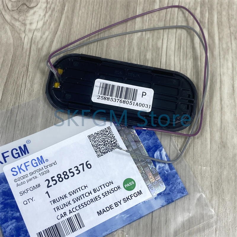 

Original Black Trunk Lock Tailgate Release Switch Rear For Buick Enclave Lacrosse Cadillac CTS GMC 25885376