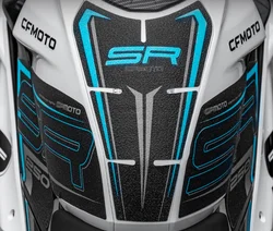 CFMOTO-Autocollant de Glaçage en Cuir pour Moto, Accessoire de Protection Précieux pour Sac à Dos 250, 2023