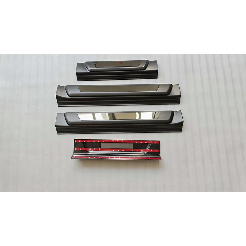 Plastic side Pedal For Hilux Revo 2015-2021 auto Door Sill Scuff Plate door plate body kits accessories view 2