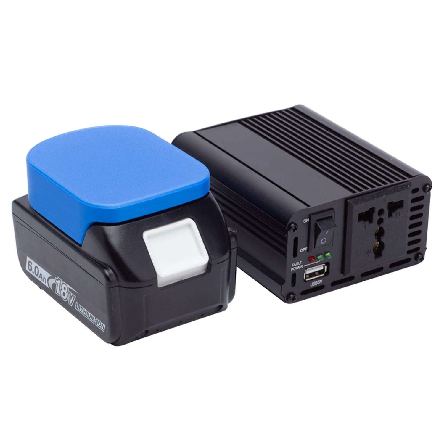 

Power Inverter For Makita 18V LXT Li-ion Battery Portable Power Station Supports USB output: 5V 2.4A Emergency Backup power
