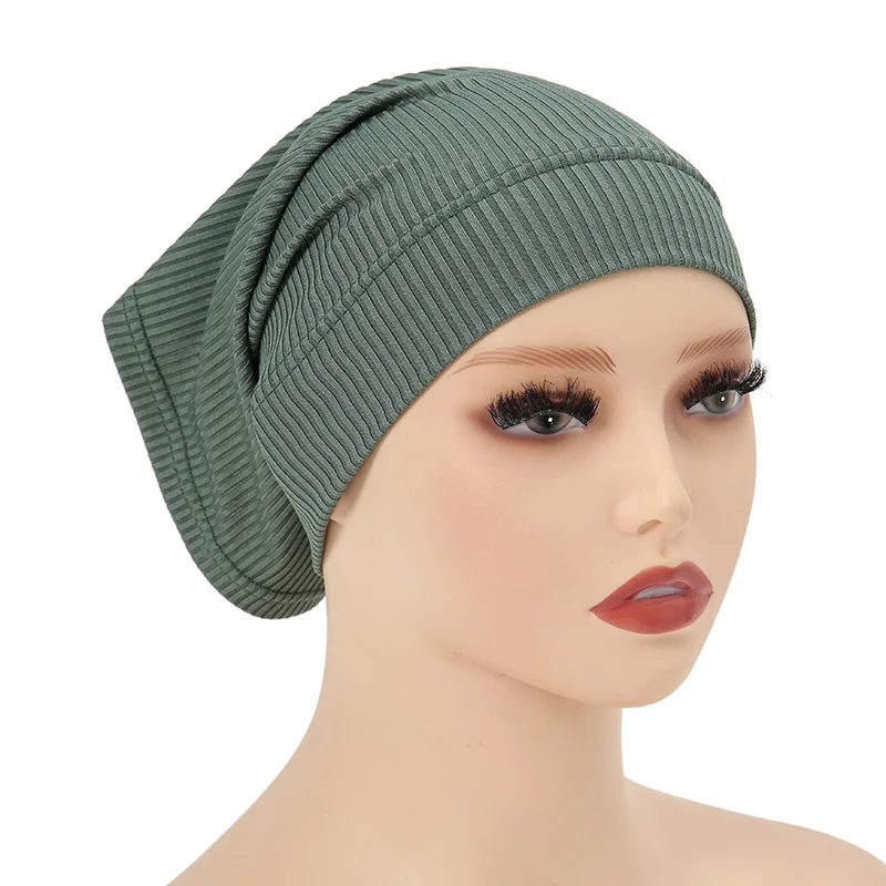 New hot-selling threaded cotton fabric hat cross-border versatile Malaysian solid color single-size base hat
