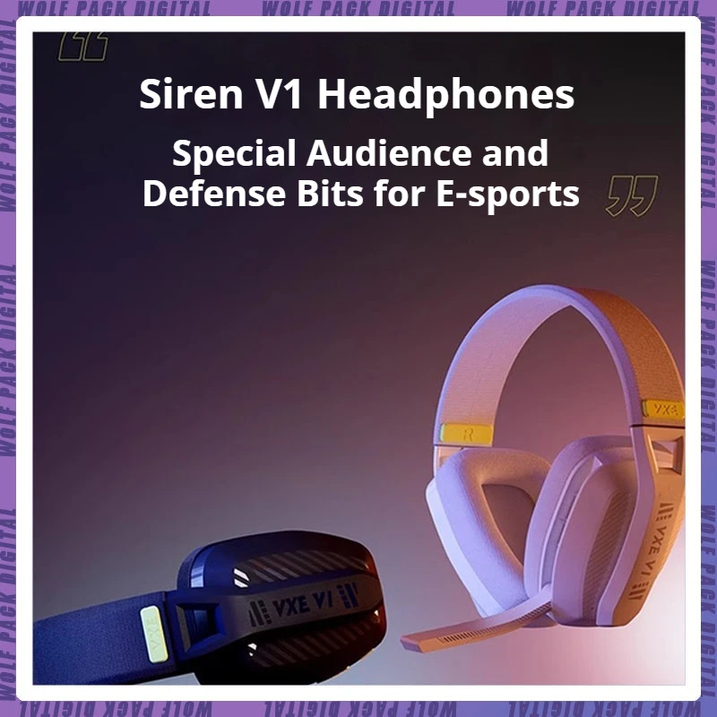 

VGN VXE Kraken V1 Bluetooth 2.4g Dual-Mode Lightweight High Endurance Headset With Computer Peripherals And Gaming Headphones