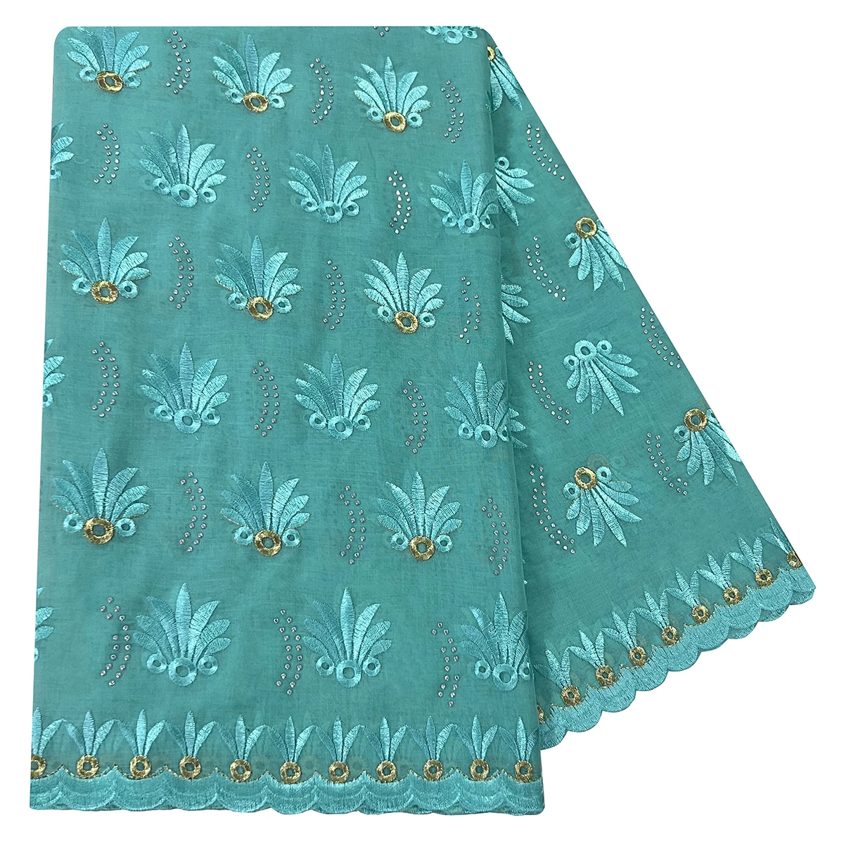 Nuovo piccolo fiore ricamato con paillettes foulard scialle hijab sciarpa da donna musulmana africana tessuto di cotone sciarpa di preghiera stile Dubai