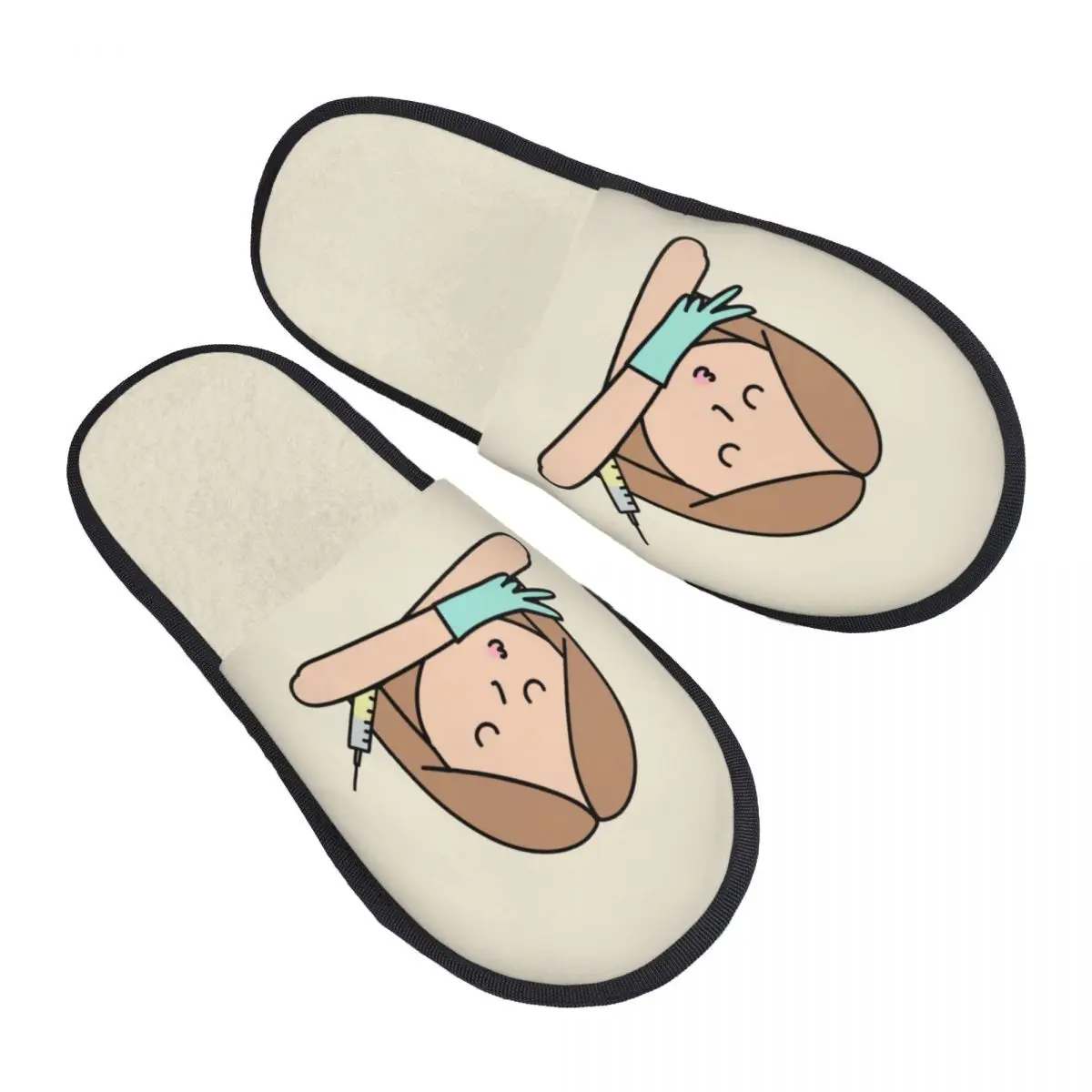 

Индивидуальные тапочки из пены с эффектом памяти для медсестер и врачей, женские, удобные, теплые, домашние