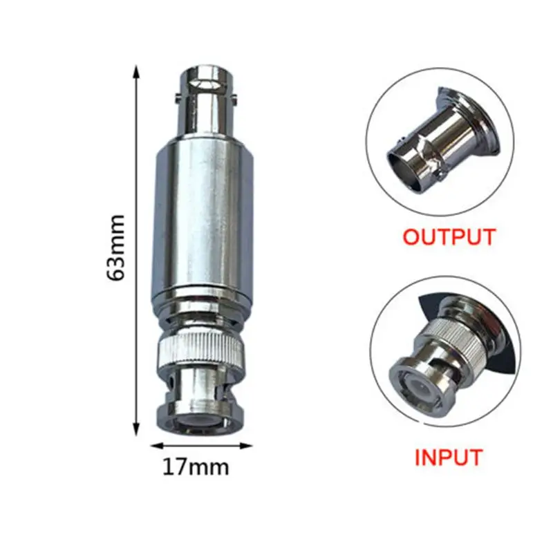 5W BNC RF Attenuator DC-3Ghz/4Ghz 1/2/3/5/6/10/15/20/30db/40db/50db BNC RF coaxial Power plug Male to jack Female 50 Ohm