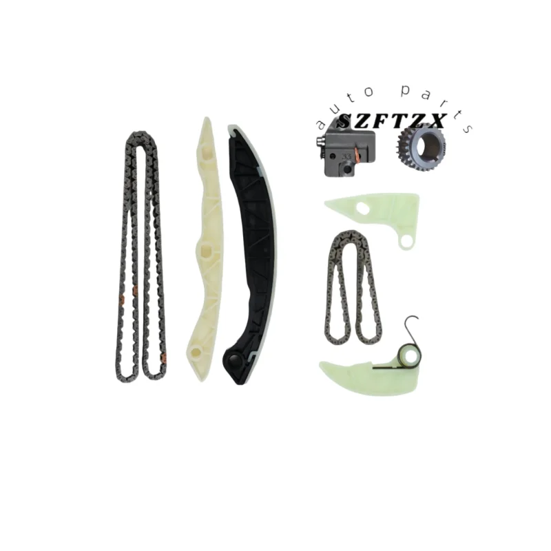 

Timing Chain Kit 2432125000 2441025001 High Quality Auto Timing Chain Tensioner 8PCS Kit for Hyundai Kia G4KE 2.4L