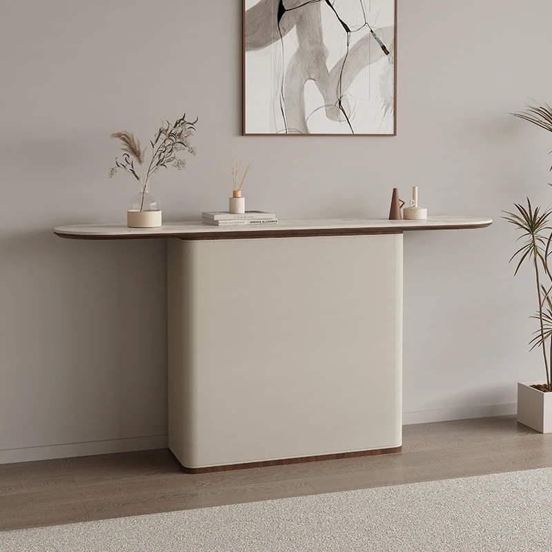 Moderner minimalistischer Konsolentisch Luxus Beauty Premium Ästhetischer Konsolentisch Eingang Wohnzimmer Wohnzimmer Tisch Möbel