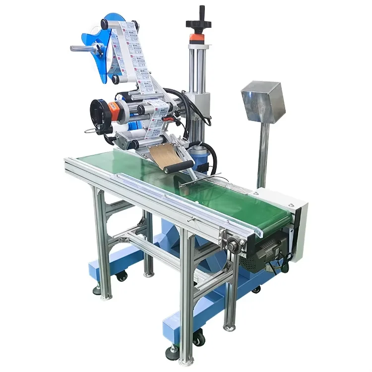 Flat Labeling Machine for PE Bags and Cartons Self-Adhesive Food Wrap Rewinding Machine