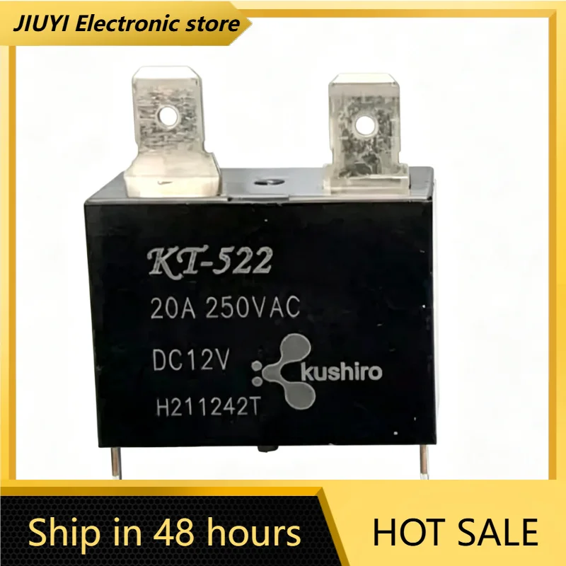 DC12V Coil KT‑522 20A 250VAC 4Pin SPST‑NO Replacement Relay For Air Conditioner Water Heater