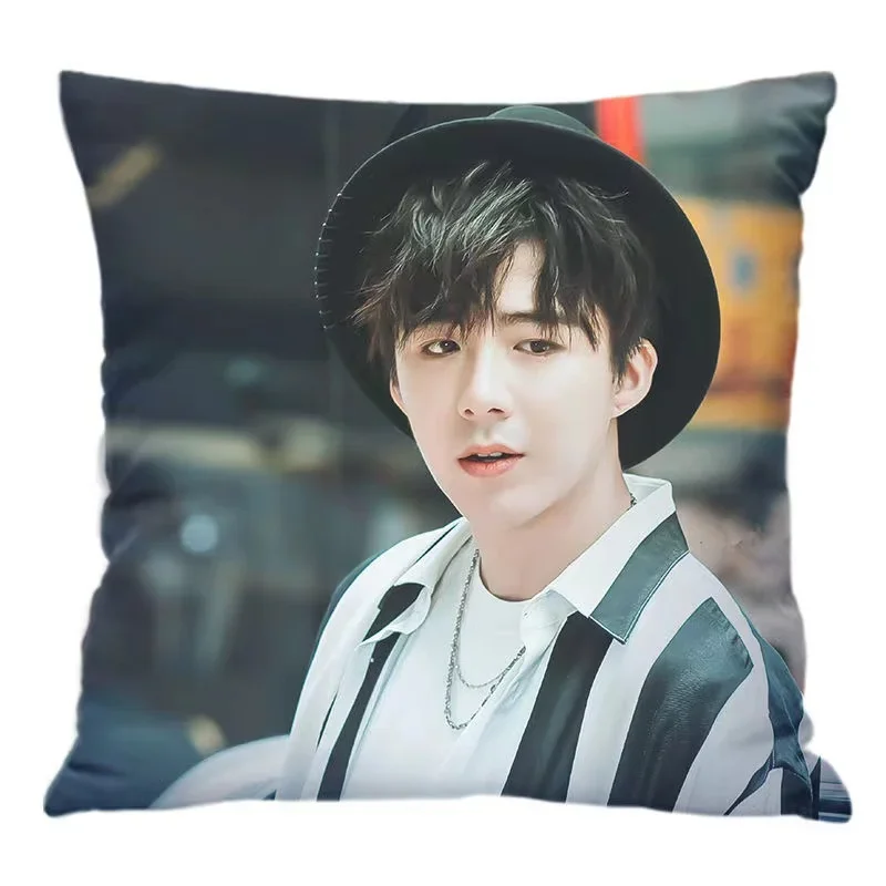 كيس وسادة مطبوع على الوجهين لديكور المنزل ، غطاء وسادة ، أخ حديث ، أغنية موسيقية ، ملصق حفلة موسيقية ، نمط حياة ، صورة ، أريكة ، سيارة ، غرفة نوم