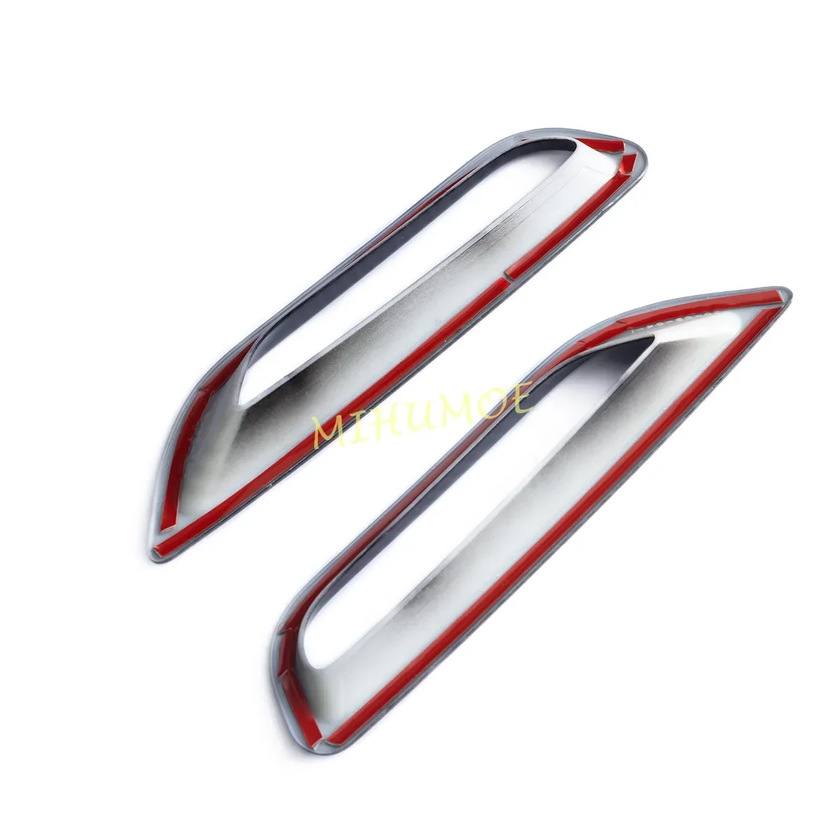 لميتسوبيشي أوتلاندر سبورت ASX 2020-2023 المصد الخلفي الخارجي الضباب الخفيف غطاء ألياف الكربون تصفيف السيارة #5