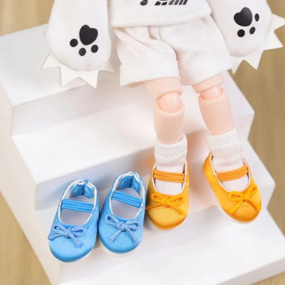 

1 pair High Street Fashion OB11 Ballet shoes Multi-color Cloth 1/12 Bjd Doll Shoes 1 Pair Cartoon 1/12 Bjd Casual Shoes