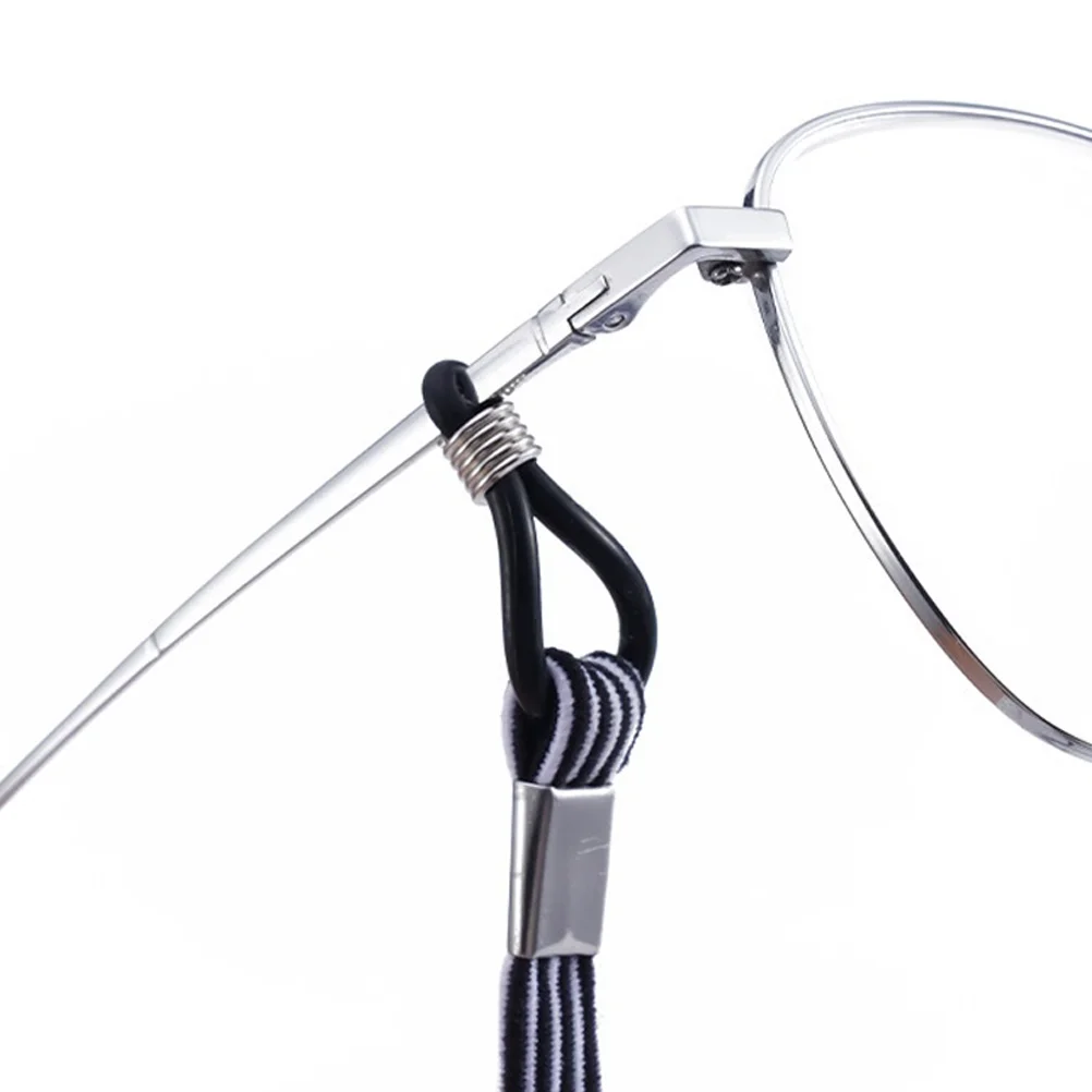 

4pcs Sports Glasses Rope Eyeglass Chain Adjustable Lanyard Swimming Hanging Fixed Accessories Non Skid Durable Elastic