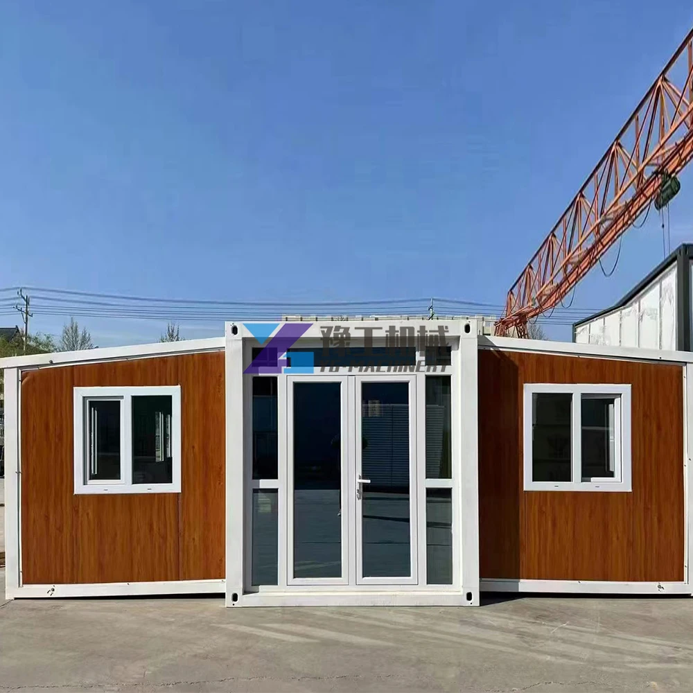 Pre Built Light Steel Prefabricated House 2 Bedroom Luxury 20FT 30FT Expandable Container Prefab Villa Modular Container House