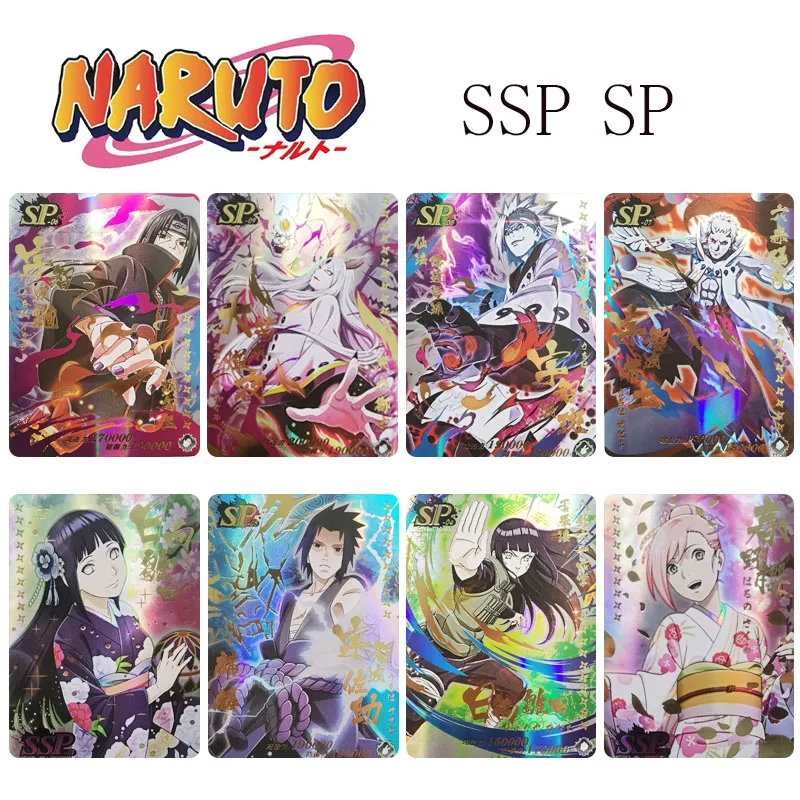 

NARUTO SSP SP Series Rare Collection Flash Card Anime Uchiha Sasuke Cartoon Board Game Toys Children's Surprise Birthday Gift