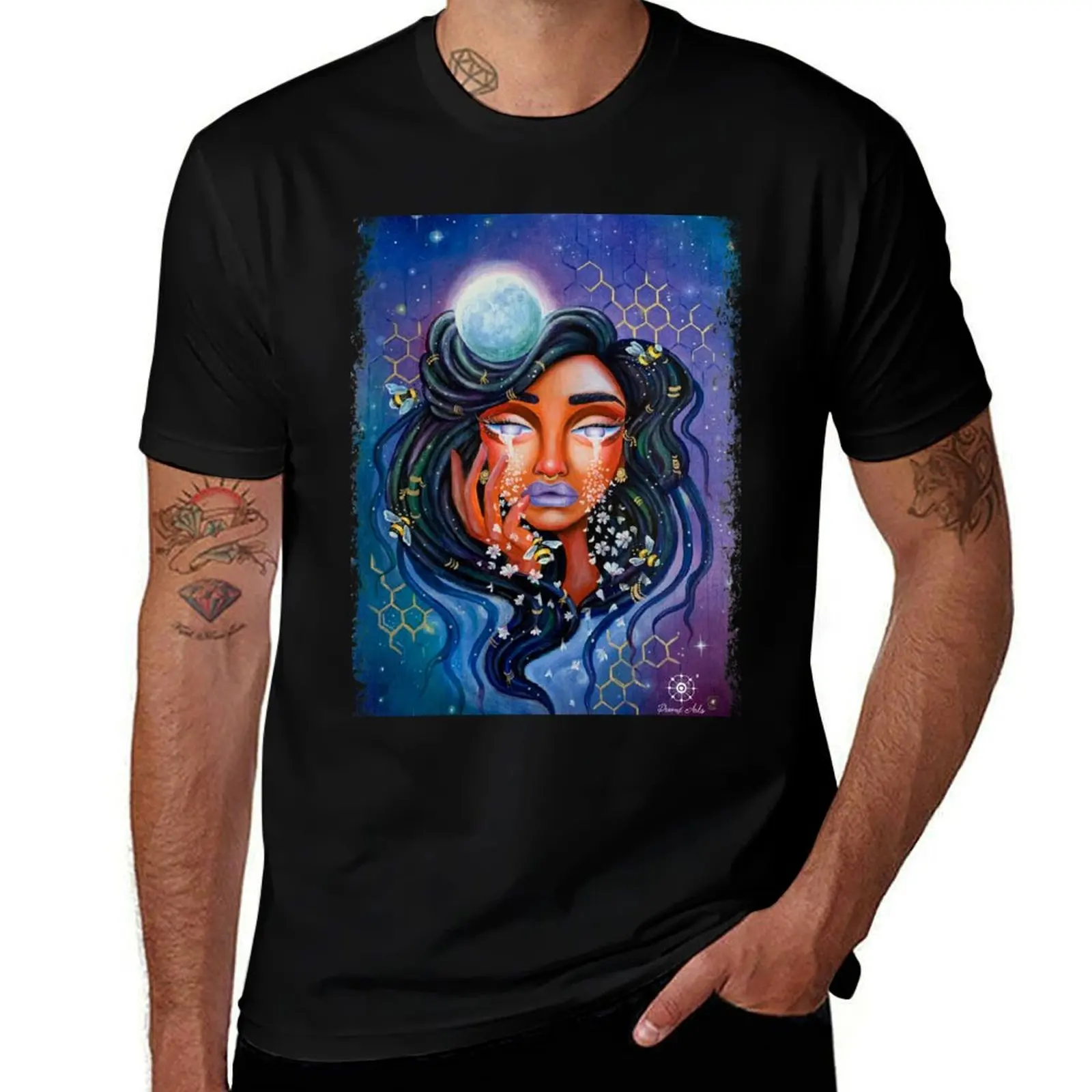 The Crying Girl T-Shirt Casual Light Summer Short Sleeve Top T-Shirt
