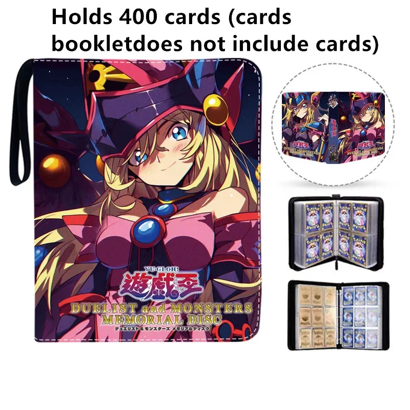 New 400 PCS 900 PCS Cards Album Book Anime Yu Gi Oh Collection Cards Zipper Game Cards Binder Holder Gifts for Kids