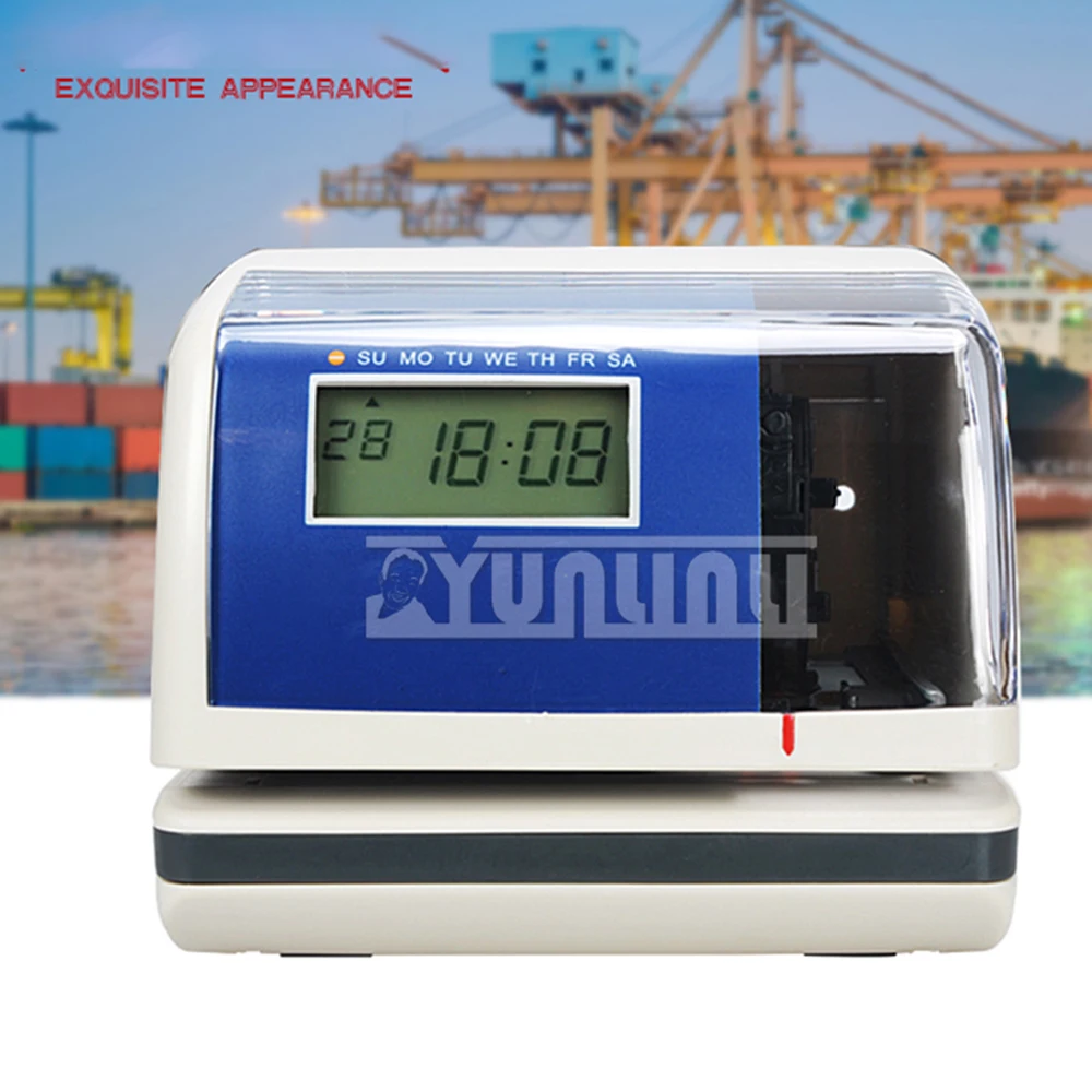 JM880 طابعة التاريخ والوقت 4s مخزن فندق وقوف السيارات على مدار الساعة في آلة ، آلة طباعة جهاز الإرسال والاستقبال ملف التوقيت