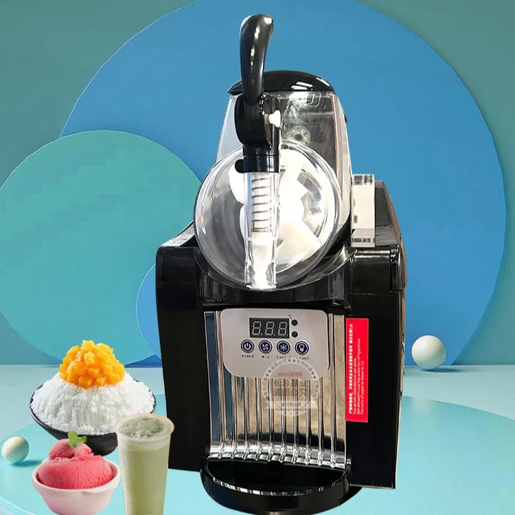 

Snow melting machine Commercial automatic mixing stainless steel juice smoothie machine Milk tea cold drink shop Double cylinder