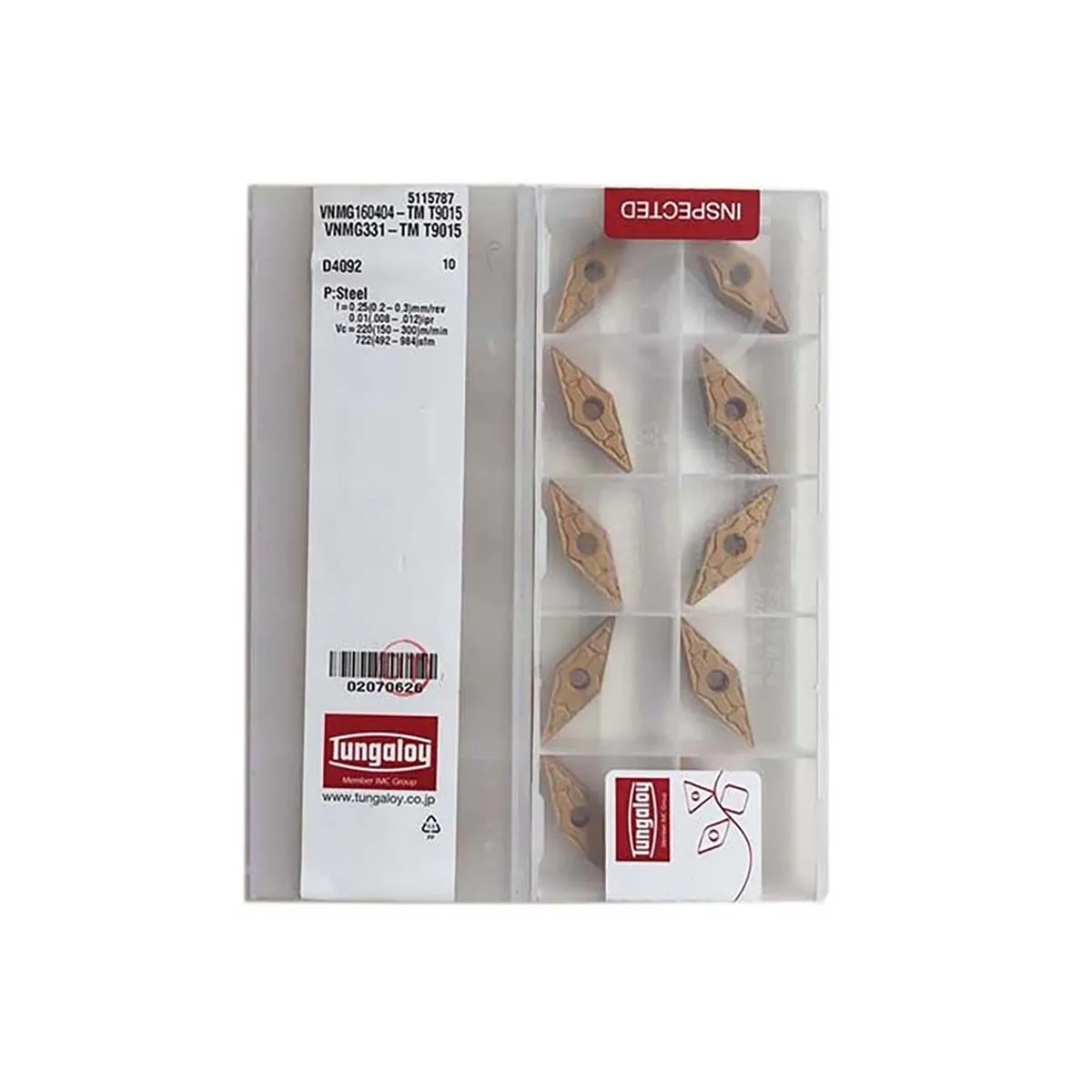 

Tungaloy 100% оригинальные VNMG VNMG16 VNMG160404 VNMG160408 VNMG160412 твердосплавные режущие пластины