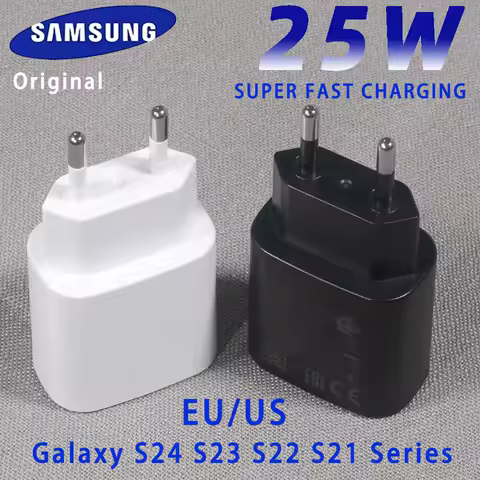 Samsung 25w Type C Charger PD Fast Charging 2.0 Adapter Usb Chargeur Cable Galaxy S24 FE S23 S22 S20 Note 20 10 A54 M54 M34 A51