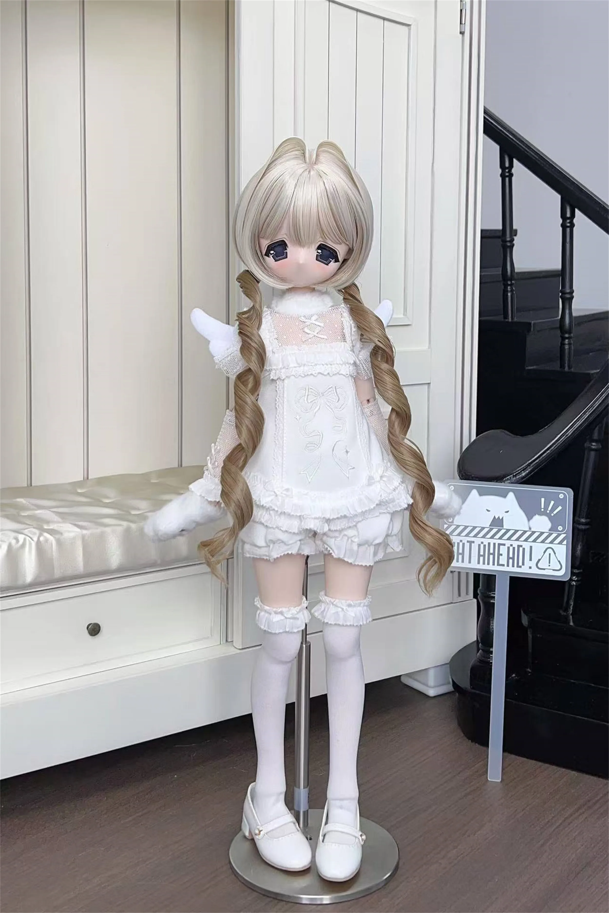 

BJD Wigs Anime-Style Wigs High Temperature Silk Little Sister Jellyfish Hairstyle Doll Accessories