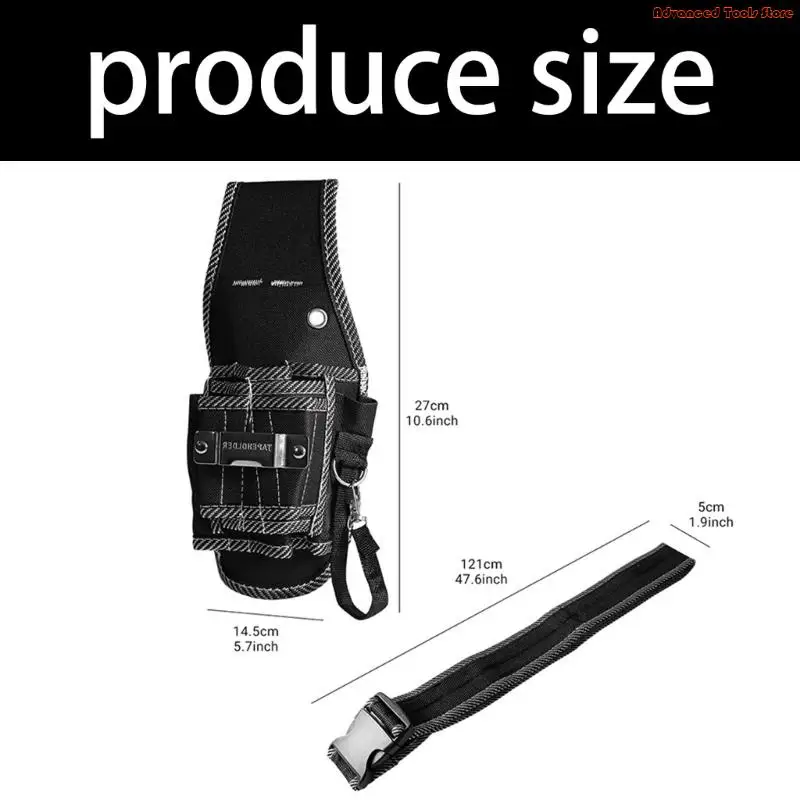 

Compactly Work Tool Organizers Waist Bag Tool Belt For Quick Access To Power Drill W91B