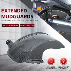 Fit for XMAX XMAX300 Motorcycle Accessories Rear Wheel Carbon Fiber Fender Protection Cover ABS Plastic Material Mudguard