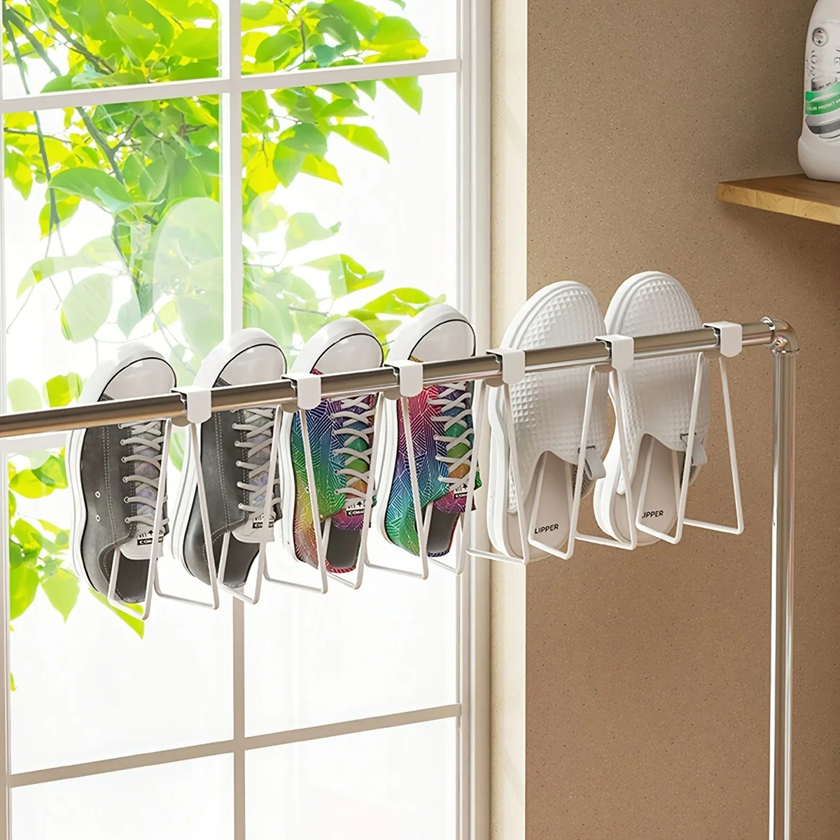 

Stainless Steel Wall-Mounted Toilet Paper Holder - No Drill Space-Saving Design, Bathroom & Outdoor Storage Toilet Accessories