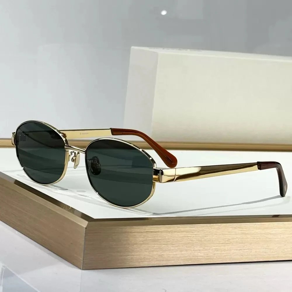 

NOCAP Oval Frame Vintage Sunglasses Women Retro Old Money Style UV400 Sunglasses Lightweight Chic Versatile for Daily Outfits