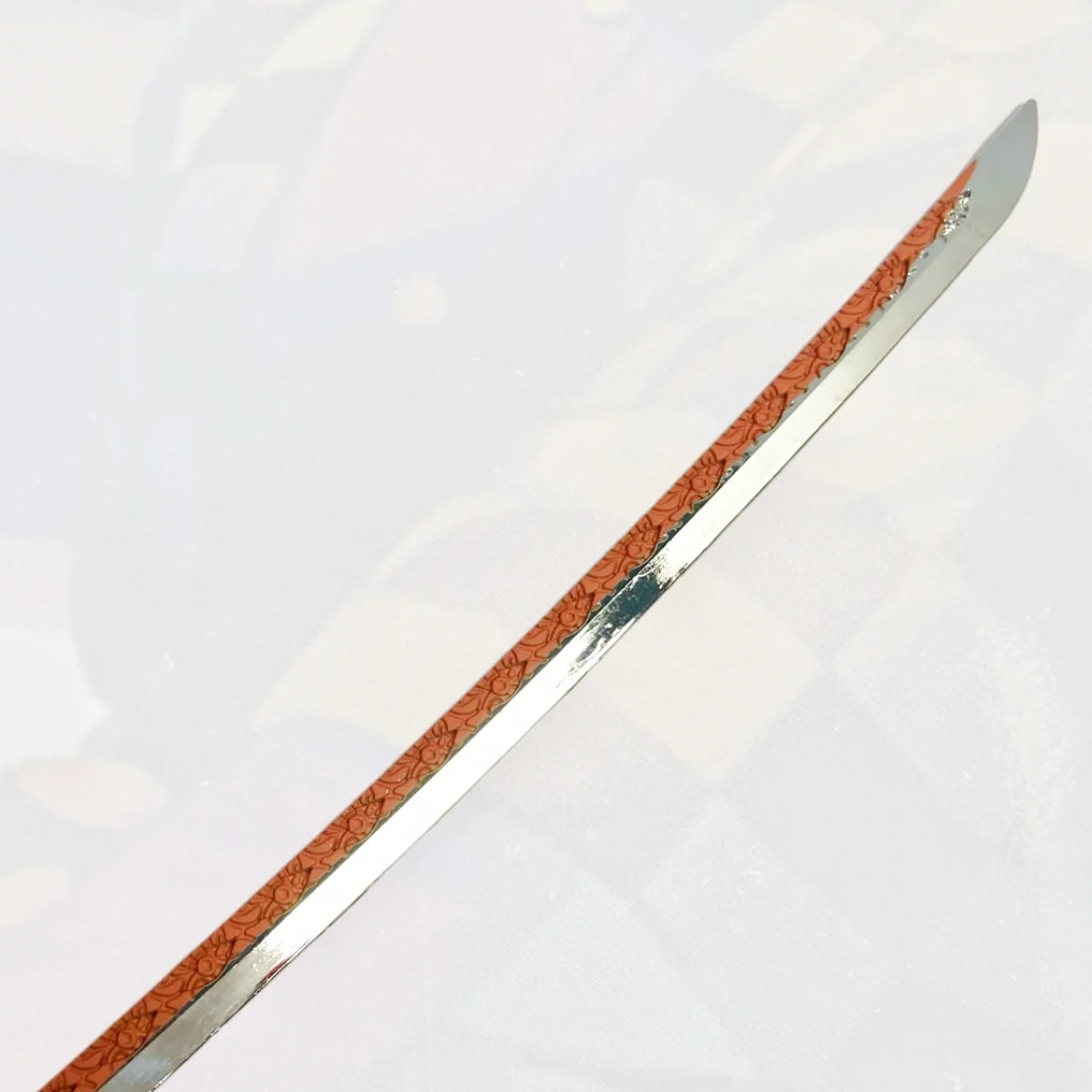 Épée Katana en métal Demon Slayer Kokushibou, sabre Katana japonais, sabre Original, couteau Ninja, accessoires de Cosplay, jouet accessoire, 9.4 pouces