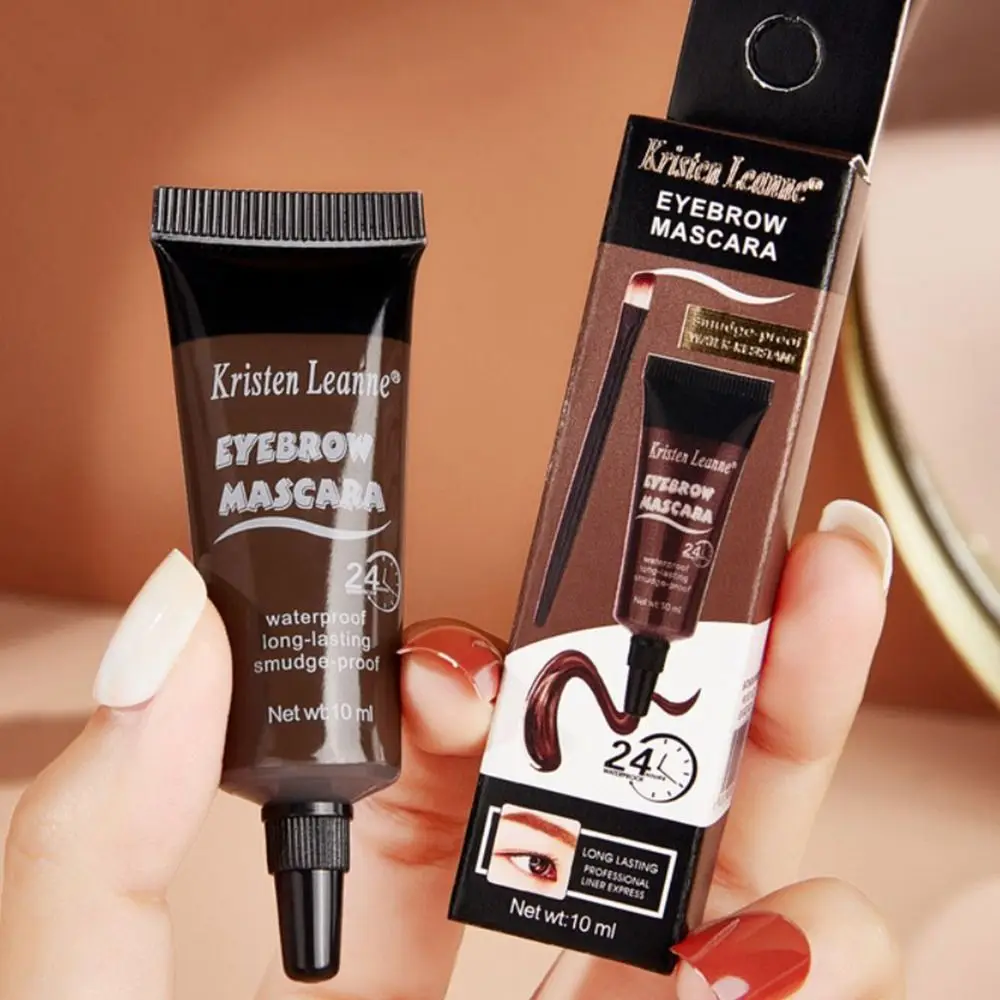 Mascara Dyeing Eyebrows Cream with Eyebrow Brush Dye Eye Brows Gel Eyebrow Tint 3D Liquid Eyebrow Cream Eyebrow Enhancer