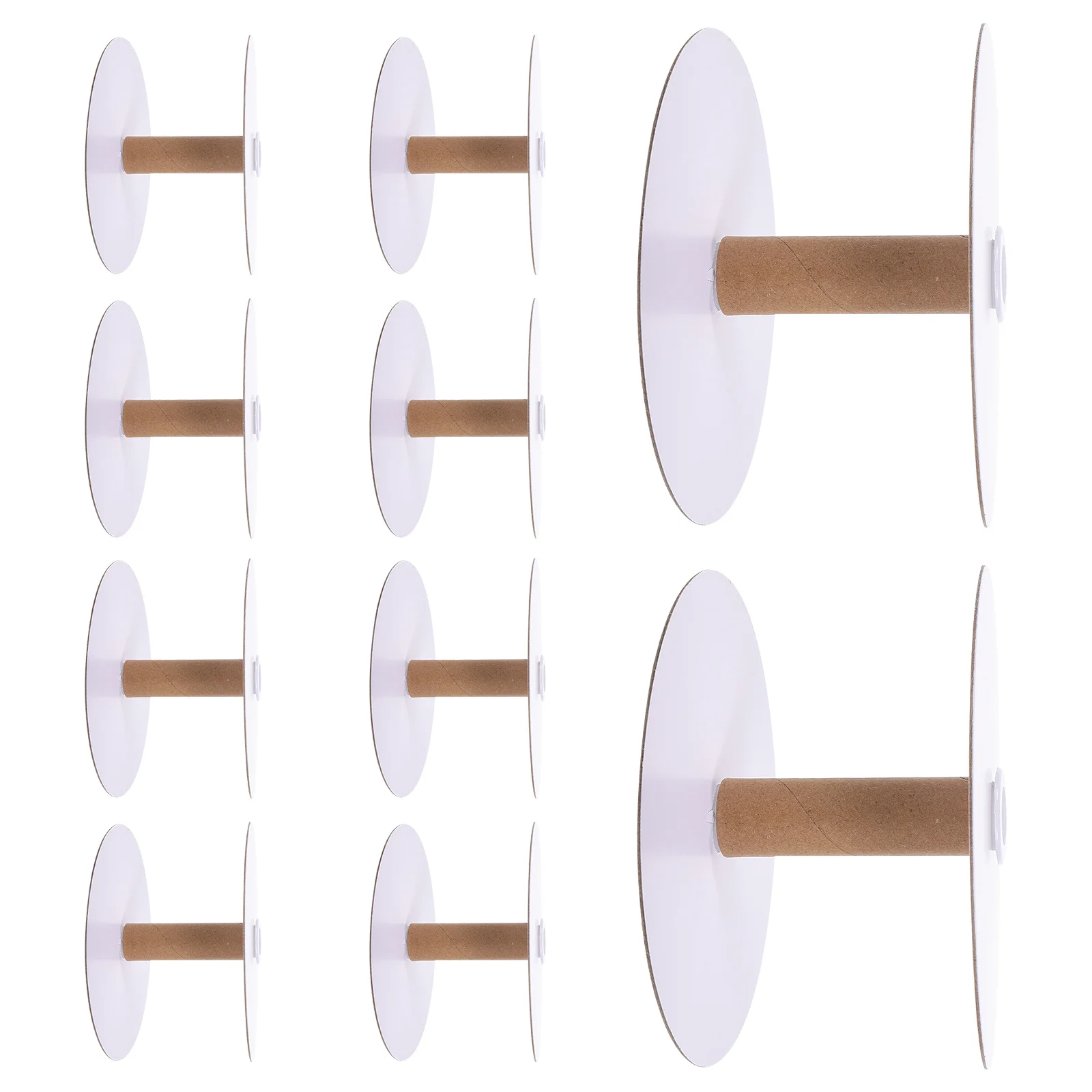 

10Pcs Practical Paper Winding Spools Durable Sturdy Long Time Use Prevent Yarn Entanglement Convenient Gift Choice DIY