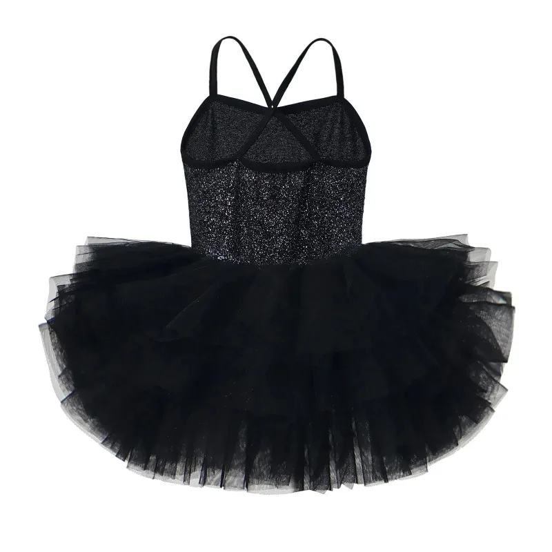 Girls Ballet Leotards Ballet Tutu Dress For Kids Dance Clothes Short Sleeves Skirt Gymnastics Dancewear Balleriana Clothes L540
