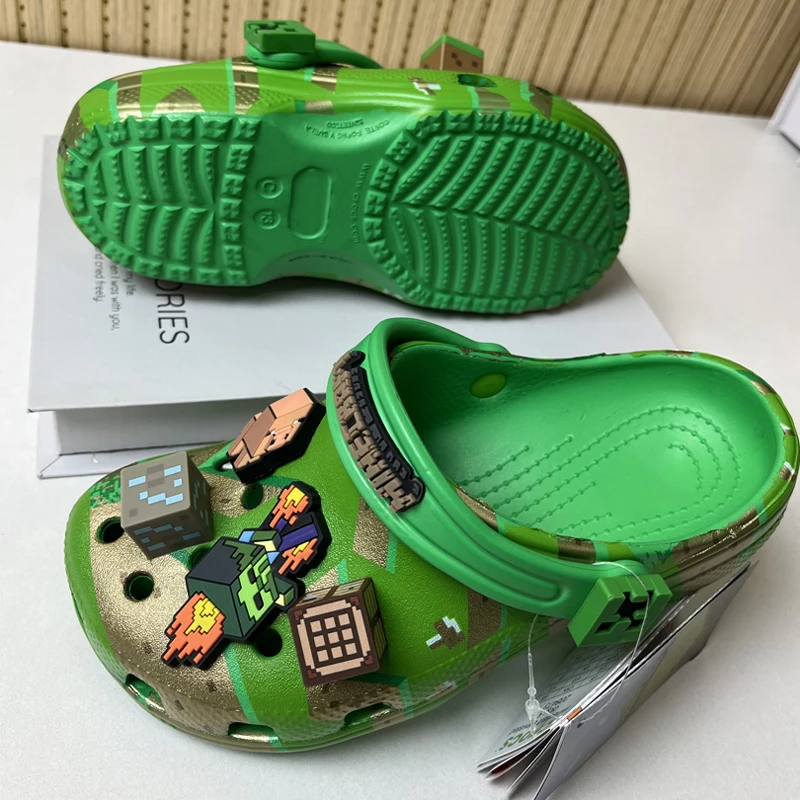 Miniso New Green Cartoon Character Summer Children Cute Cartoon Children's Non-Slip Soft Soled Sandals Gift